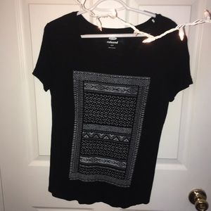 Black Graphic Tee